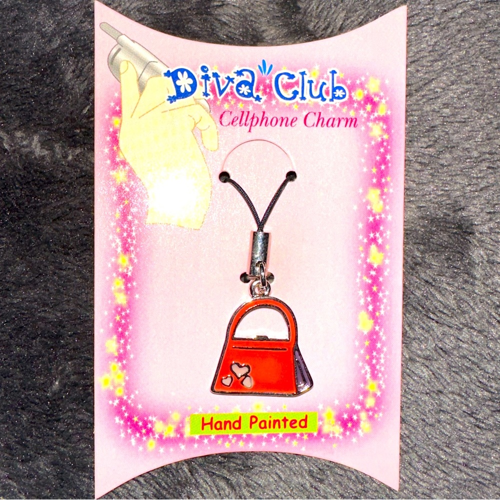 Vintage cell phone charm